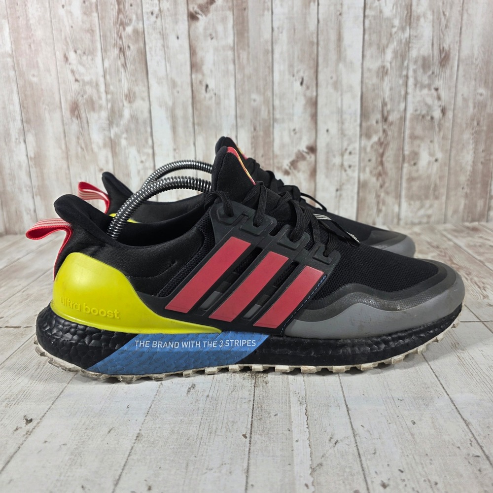 Adidas Ultraboost All Terrain Mens 10 Black Red Yellow EG8097 Running Shoes